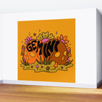 Gemini Skull Wall Mural Gallery Image 2