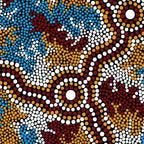 Authentic Aboriginal Art - Wetland Dreaming Coffee Mug Gallery Image 2