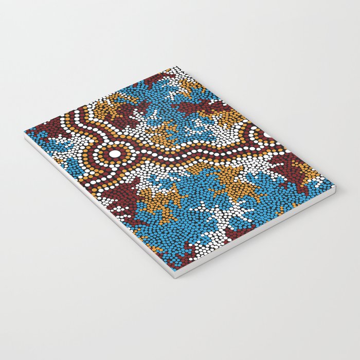 Authentic Aboriginal Art - Wetland Dreaming Notebook Gallery Image 3
