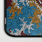 Authentic Aboriginal Art - Wetland Dreaming Laptop Sleeve Gallery Image 3