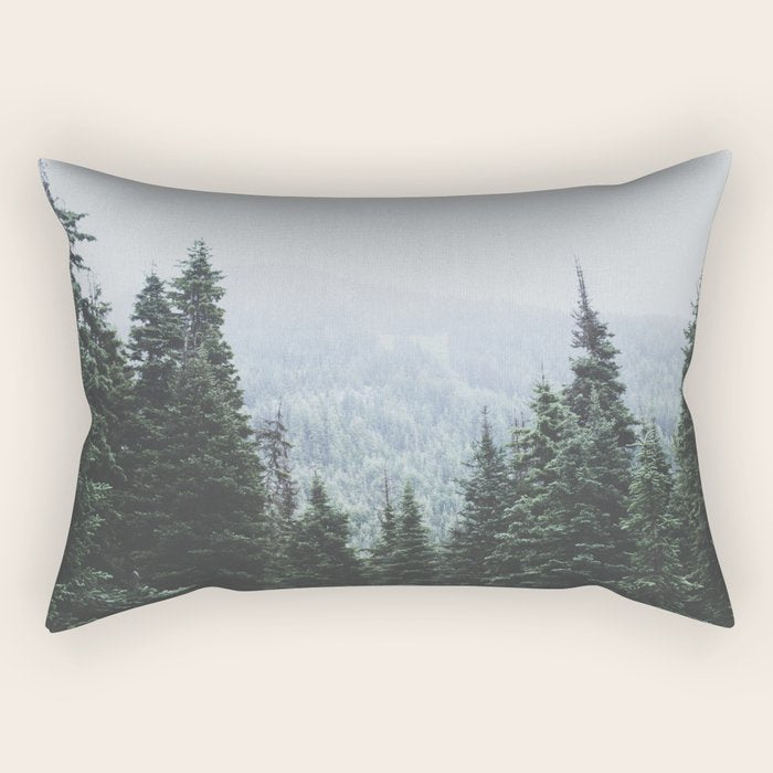 Forest Window Rectangular Pillow Gallery Image 1