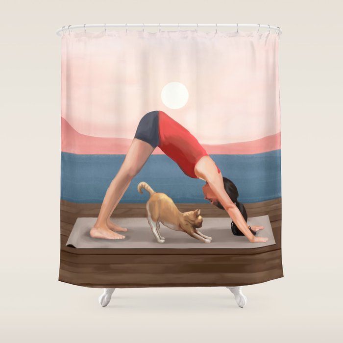 Harmony at Dawn Shower Curtain Gallery Image 1