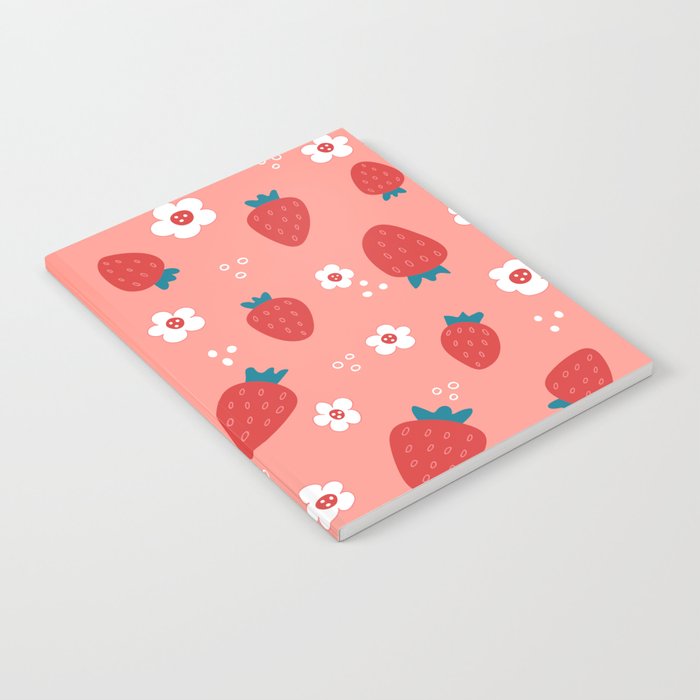 Wild Strawberries Red Notebook Gallery Image 2