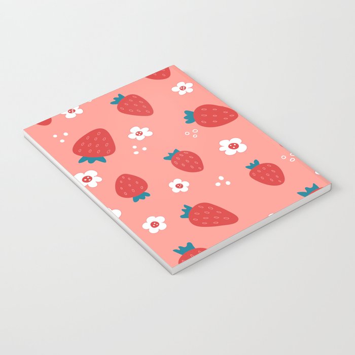 Wild Strawberries Red Notebook Gallery Image 3
