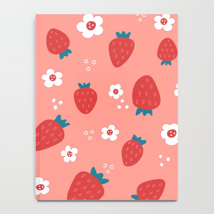 Wild Strawberries Red Notebook Gallery Image 4