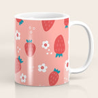 Wild Strawberries Red Coffee Mug Gallery Image 1