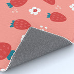 Wild Strawberries Red Rug Gallery Image 4
