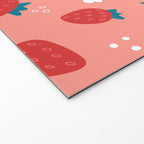 Wild Strawberries Red Welcome Mat Gallery Image 2