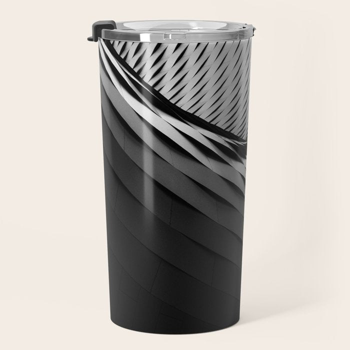 architecture black white Travel Mug Gallery Image 3