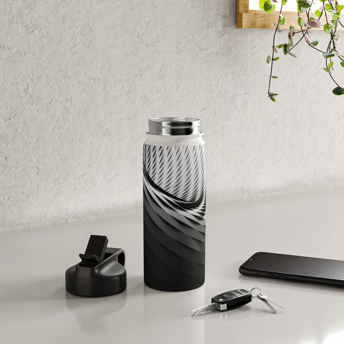 architecture black white Water Bottle Gallery Image 4