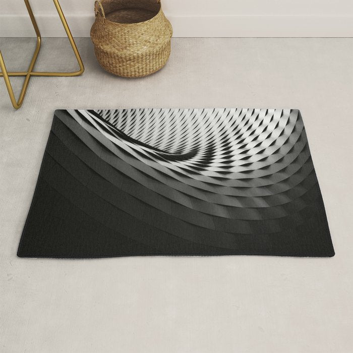architecture black white Rug Gallery Image 1