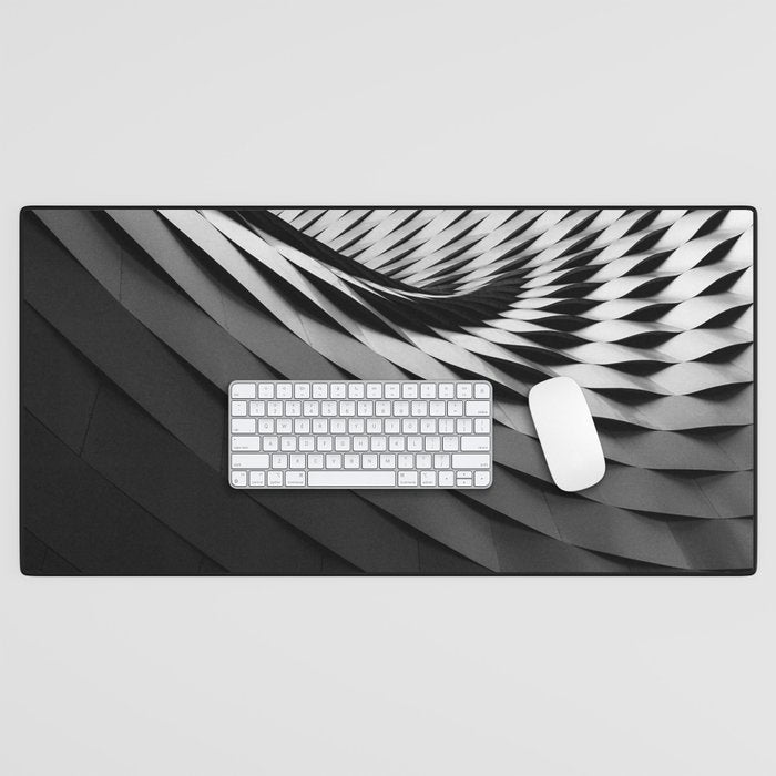 architecture black white Desk Mat Gallery Image 1