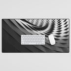 architecture black white Desk Mat Gallery Image 1