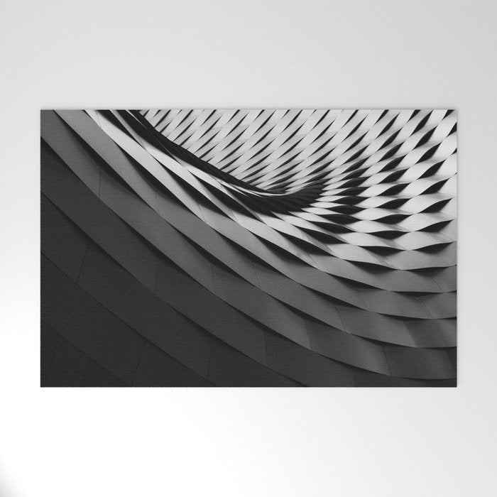 architecture black white Welcome Mat Gallery Image 1