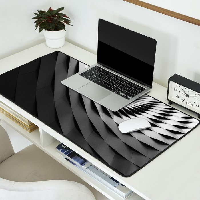 architecture black white Desk Mat Gallery Image 2