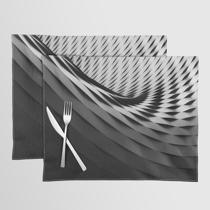architecture black white Placemat Gallery Image 1
