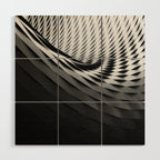 architecture black white Wood Wall Art Gallery Image 1
