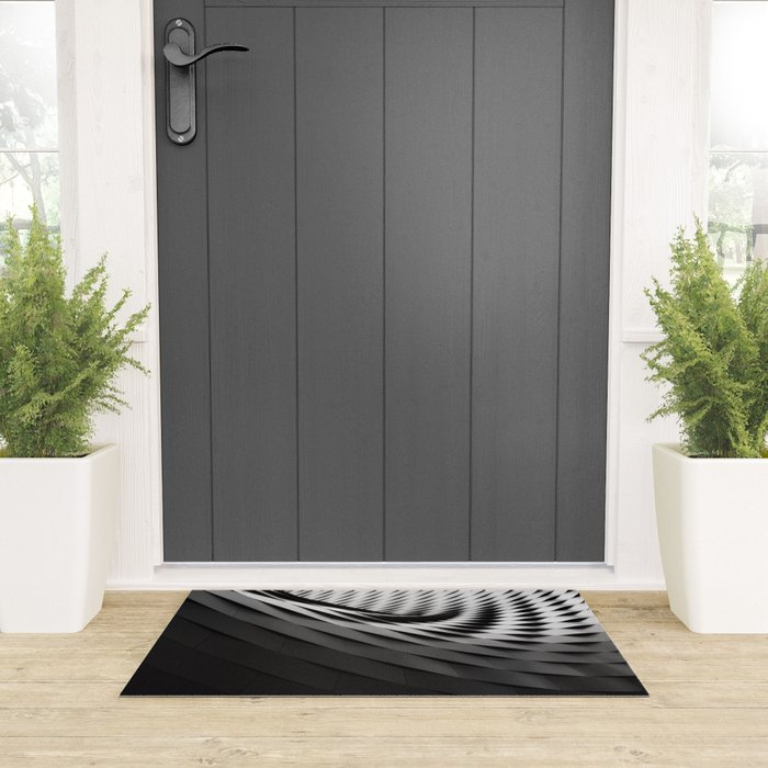 architecture black white Welcome Mat Gallery Image 3