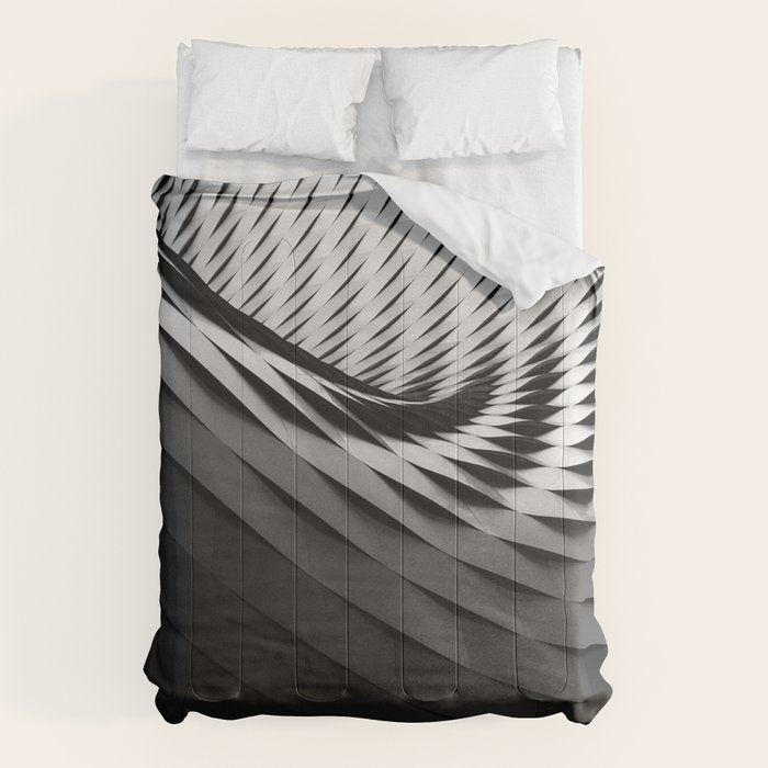 architecture black white Comforter Gallery Image 6