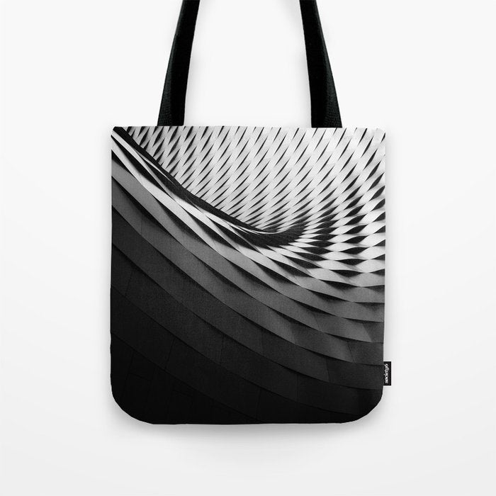 architecture black white Tote Bag Gallery Image 1