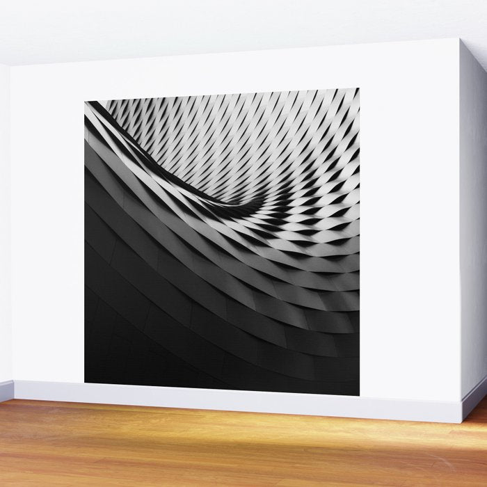 architecture black white Wall Mural Gallery Image 2
