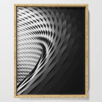 architecture black white Serving Tray Gallery Image 1