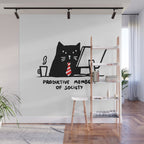 Productive member of society Wall Mural Gallery Image 1