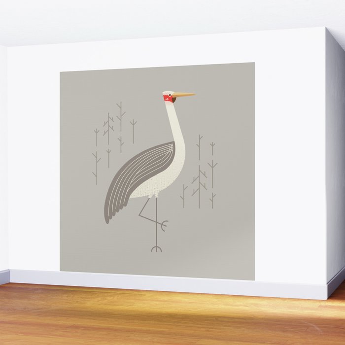 Brolga, Bird of Australia Wall Mural Gallery Image 2