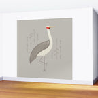 Brolga, Bird of Australia Wall Mural Gallery Image 2