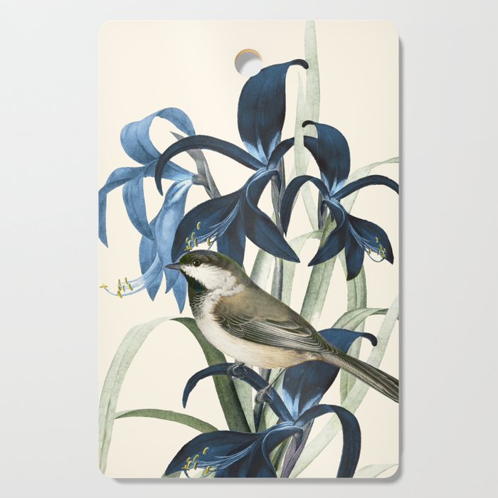 Little Bird and Flowers II Cutting Board Gallery Image 1