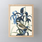Little Bird and Flowers II Mini Art Print Gallery Image 1