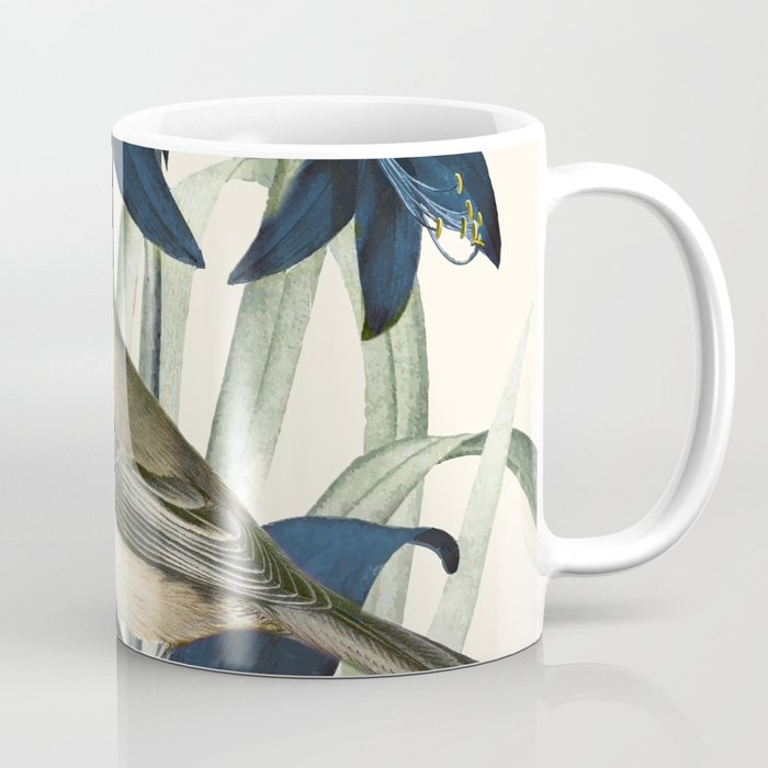 Little Bird and Flowers II Coffee Mug Gallery Image 1