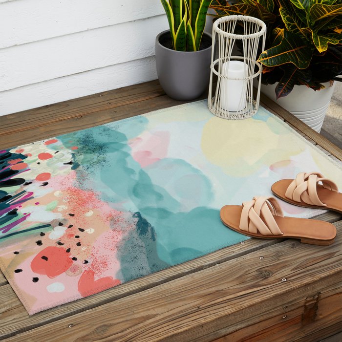 spring landscape Outdoor Rug Gallery Image 2