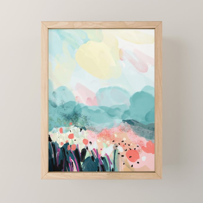 spring landscape Mini Art Print Gallery Image 1