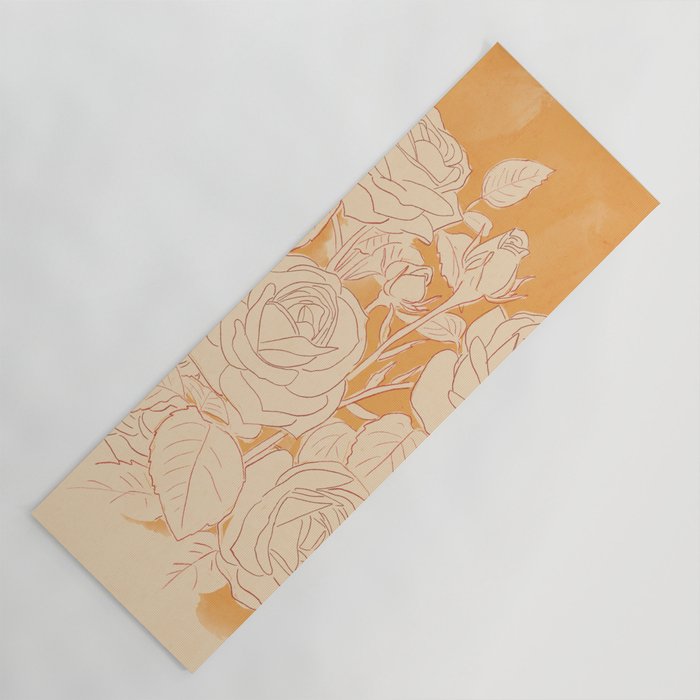 White Roses 2 Yoga Mat Gallery Image 1