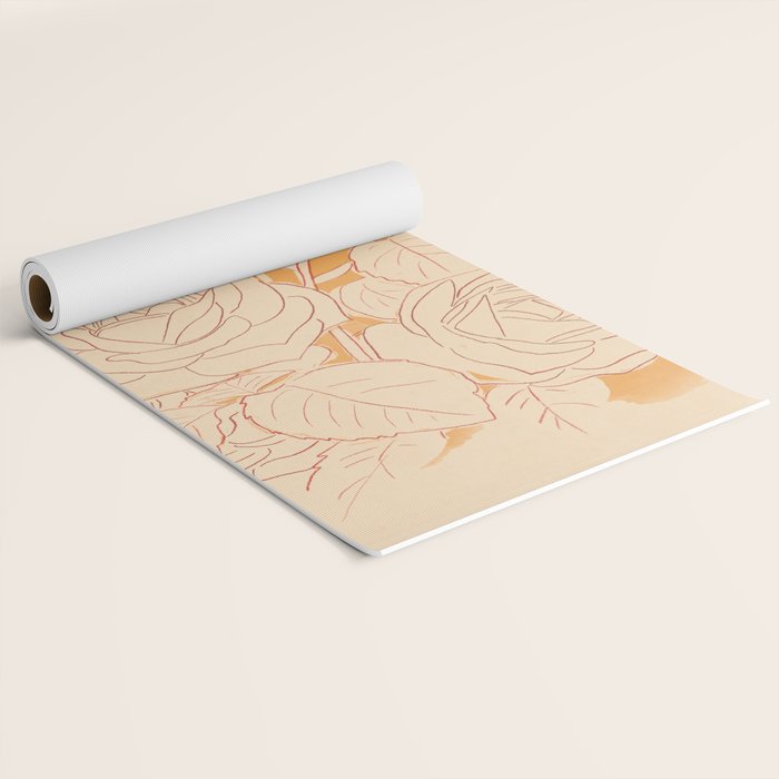 White Roses 2 Yoga Mat Gallery Image 2