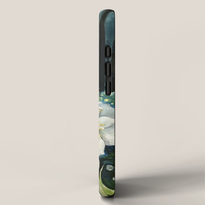 Magical Forest at Night, Fireflies and Helleborus iPhone Case Gallery Image 2