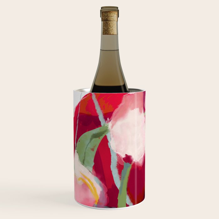 abstract floral bloom Wine Chiller Gallery Image 3