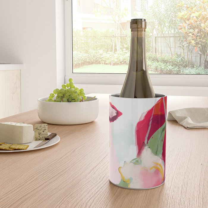 abstract floral bloom Wine Chiller Gallery Image 4