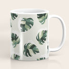 Cat and Plant Pattern 3 Coffee Mug Gallery Image 1