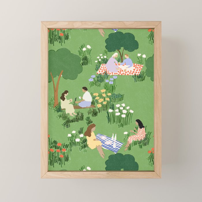 Picnic Mini Art Print Gallery Image 1