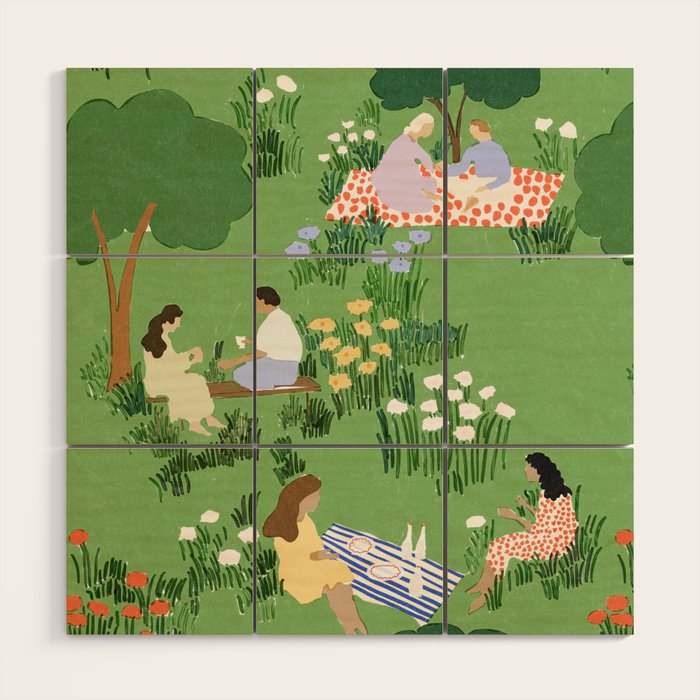 Picnic Wood Wall Art Gallery Image 1