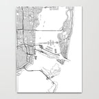 Miami White Map Notebook Gallery Image 4