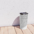 Miami White Map Travel Mug Gallery Image 4
