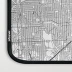 Miami White Map Laptop Sleeve Gallery Image 3