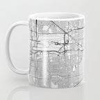 Miami White Map Coffee Mug Gallery Image 3