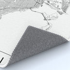 Miami White Map Rug Gallery Image 4