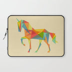 Fractal Geometric Unicorn Laptop Sleeve Gallery Image 1