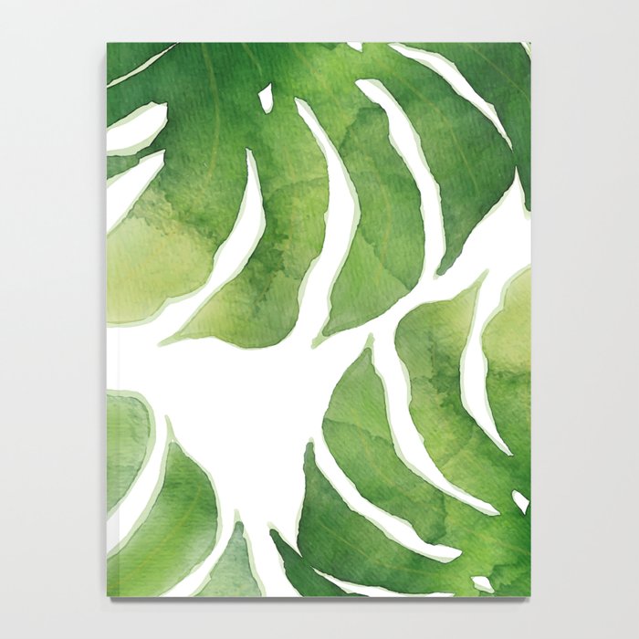 Monstera watercolor I Notebook Gallery Image 4