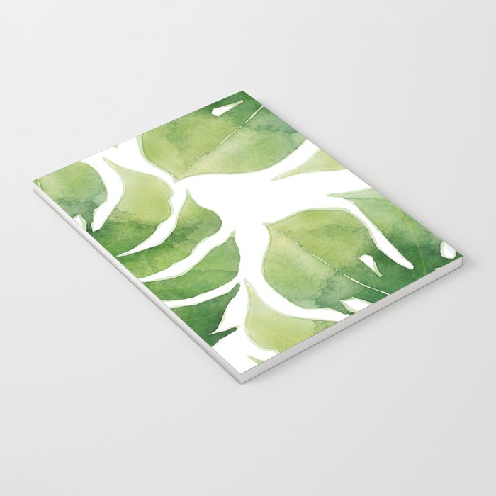 Monstera watercolor I Notebook Gallery Image 3